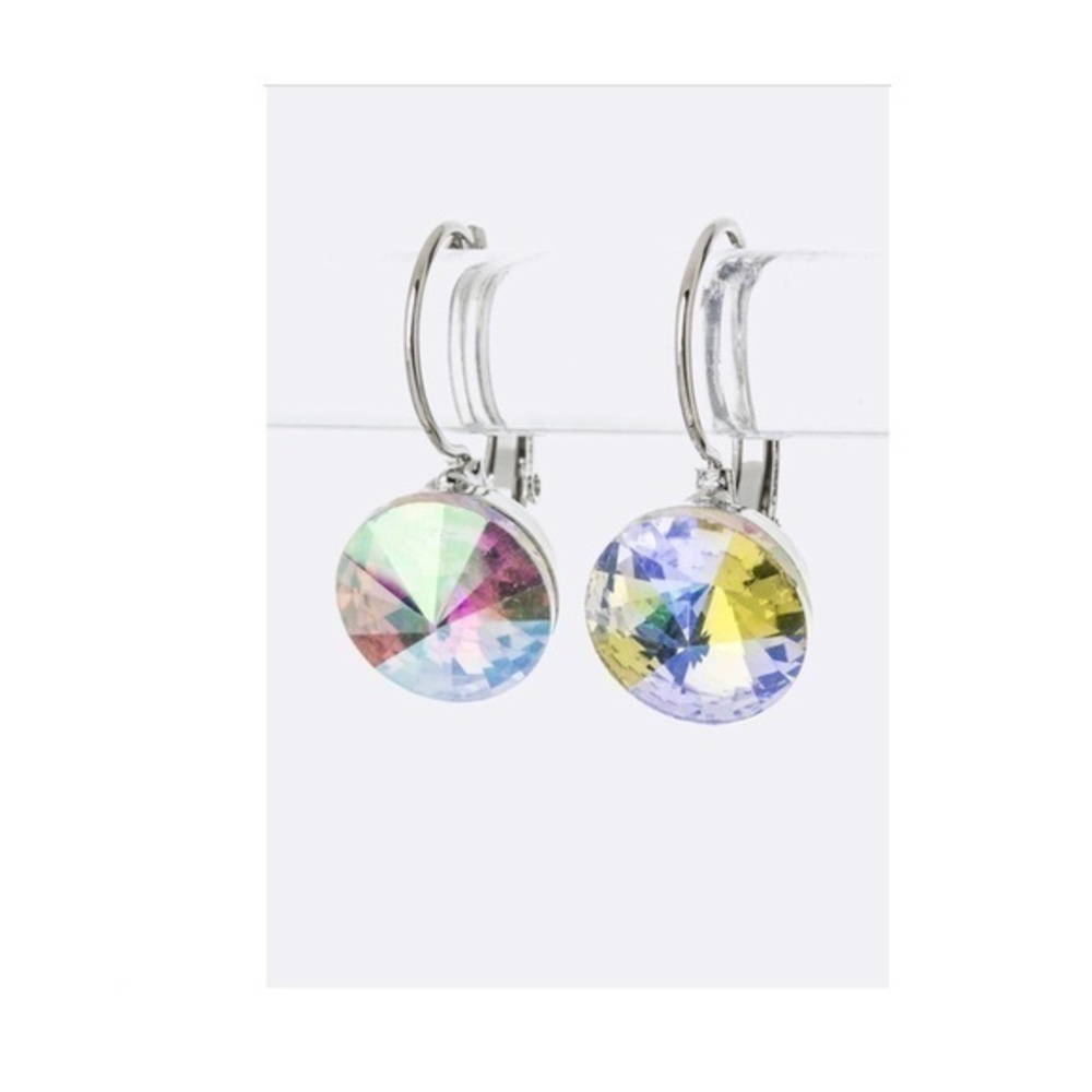 Deal ‼️3 for $20‼️ Round Crystal Earrings